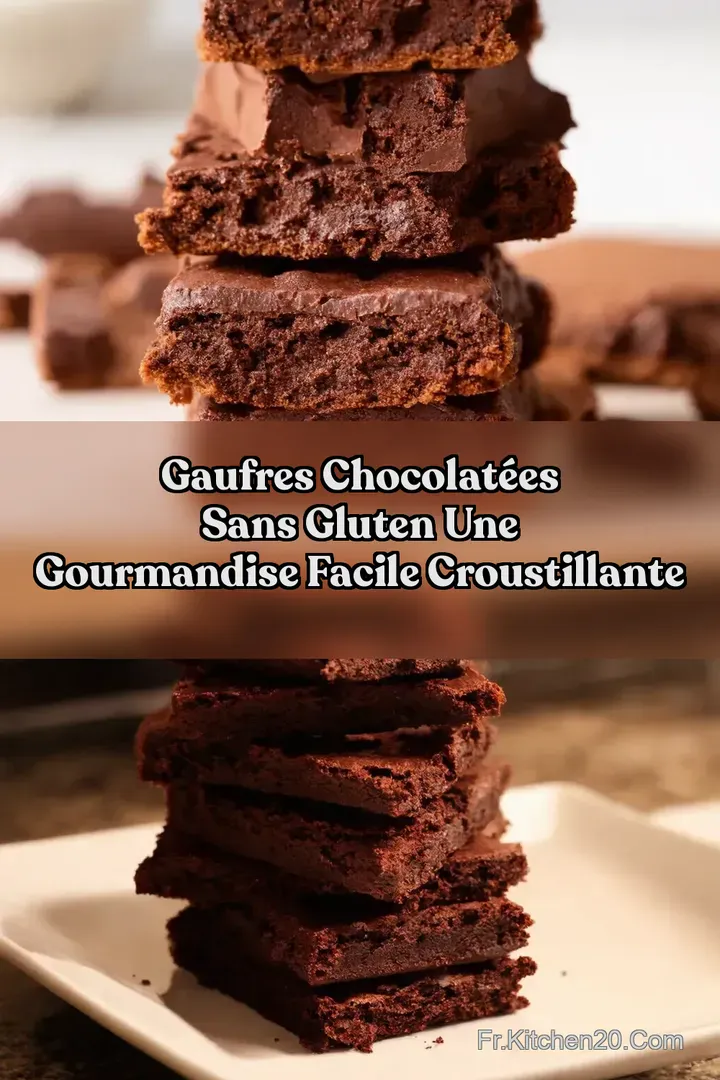 Gaufres Chocolat&eacute;es Sans Gluten Une Gourmandise Facile Croustillante