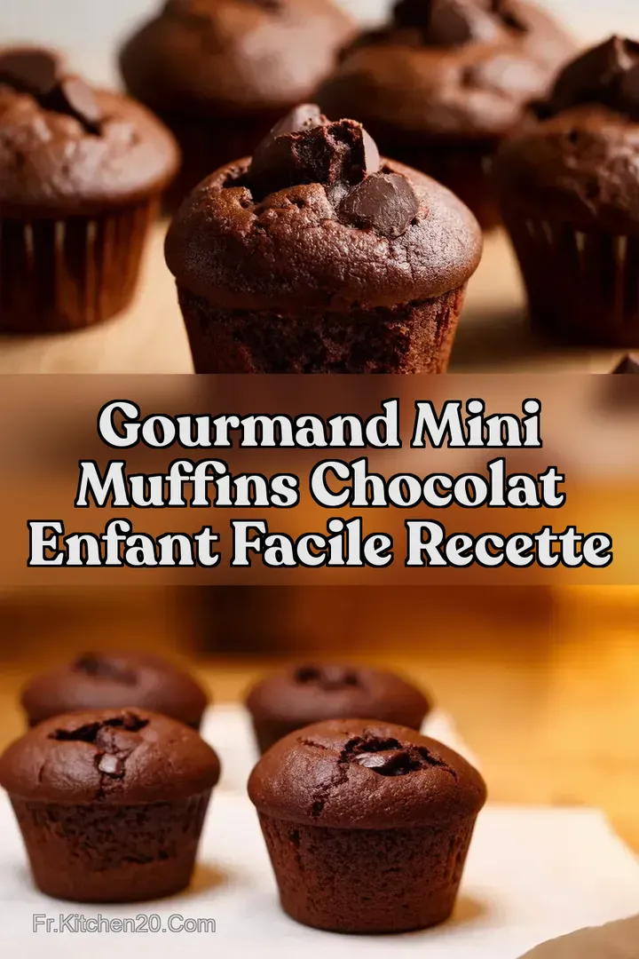 Gourmand Mini Muffins Chocolat Enfant Facile Recette