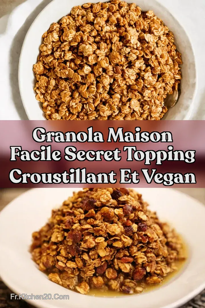 Granola Maison Facile Secret Topping Croustillant et Vegan