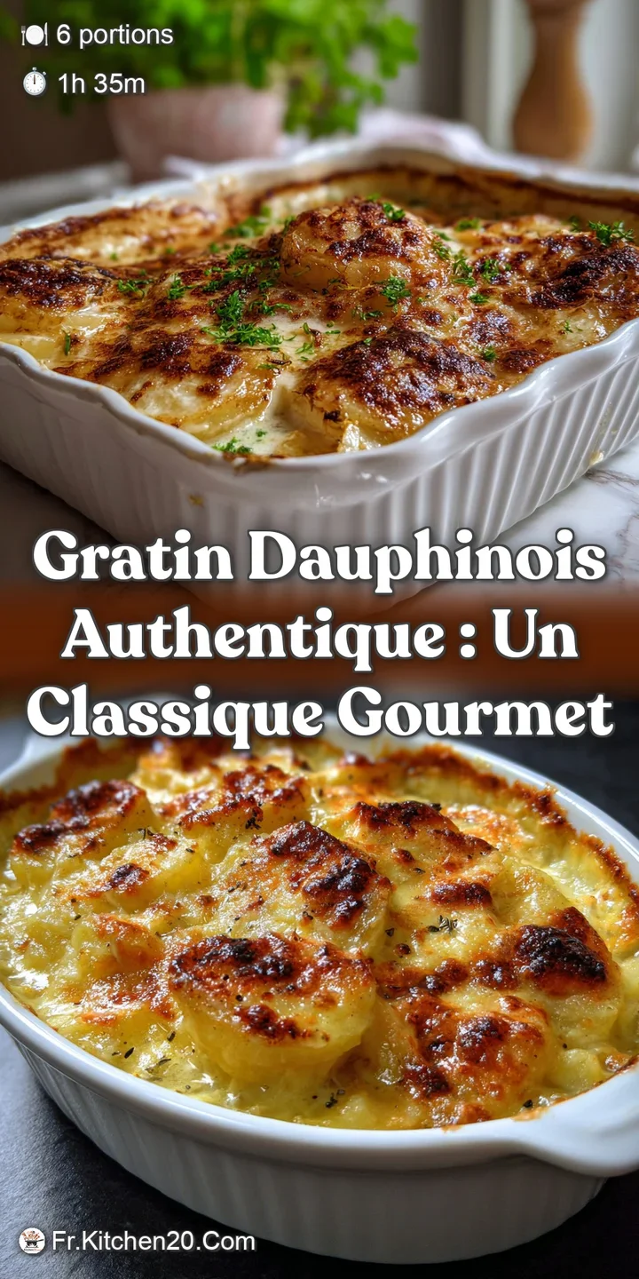 Gratin Dauphinois Authentique : Un Classique Gourmet