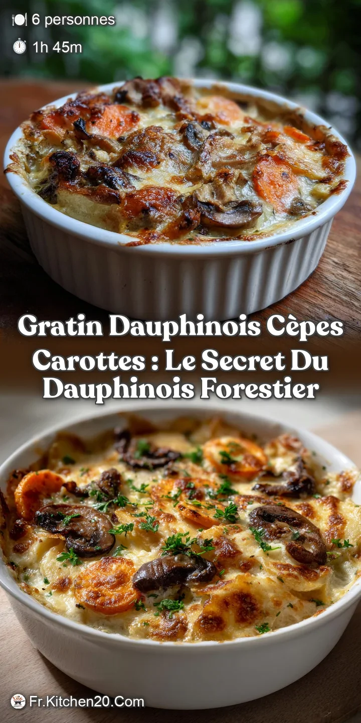 Gratin Dauphinois C&egrave;pes Carottes : Le Secret du Dauphinois Forestier