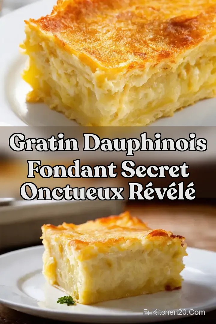 Gratin Dauphinois Fondant Secret Onctueux R&eacute;v&eacute;l&eacute;