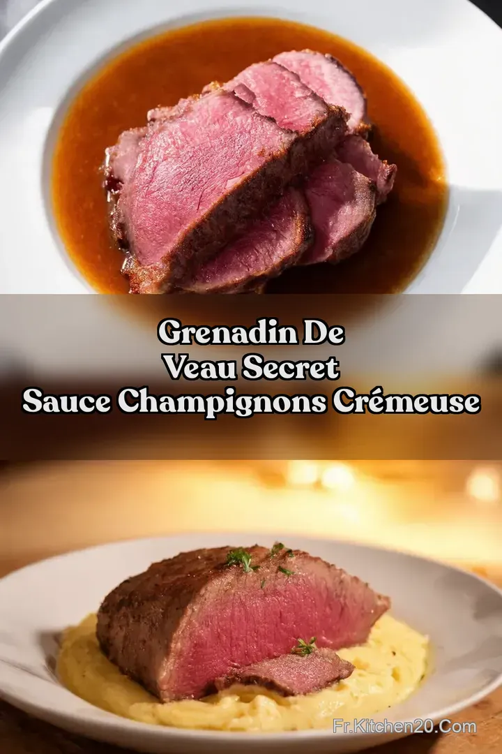 Grenadin de Veau Secret Sauce Champignons Cr&eacute;meuse