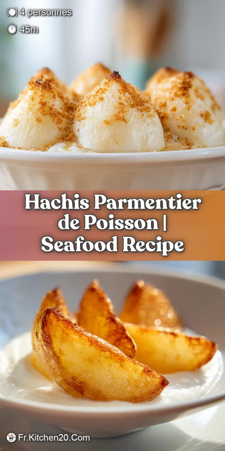 Gros plan sur une cro&ucirc;te de pomme de terre dor&eacute;e et croustillante r&eacute;v&eacute;lant un effiloch&eacute; de poisson tendre et humide.
