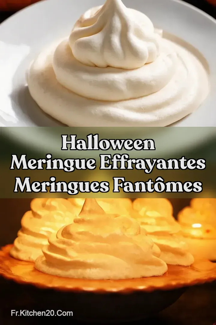 Halloween Meringue Effrayantes Meringues Fant&ocirc;mes