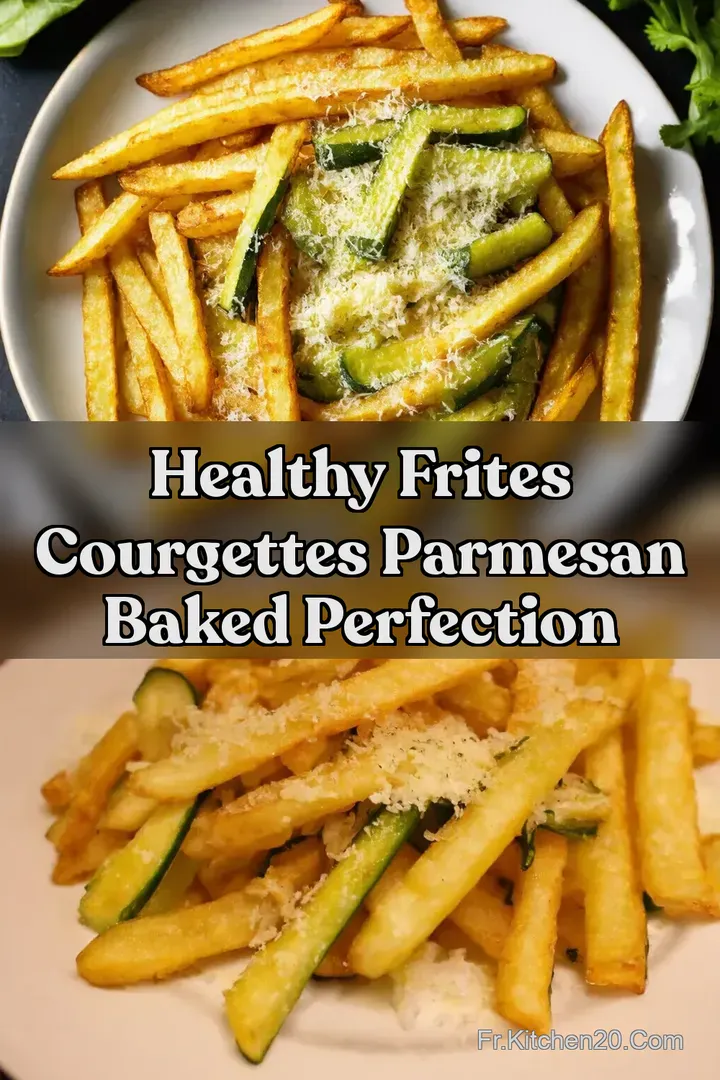Healthy Frites Courgettes Parmesan Baked Perfection
