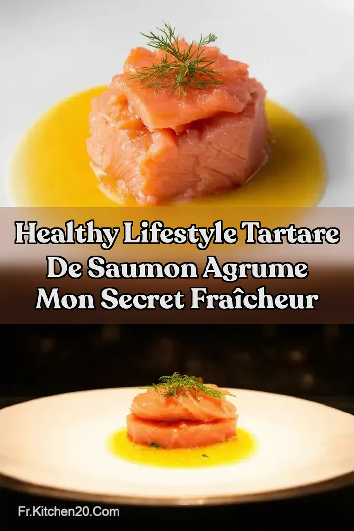 Healthy Lifestyle Tartare de Saumon Agrume Mon Secret Fra&icirc;cheur