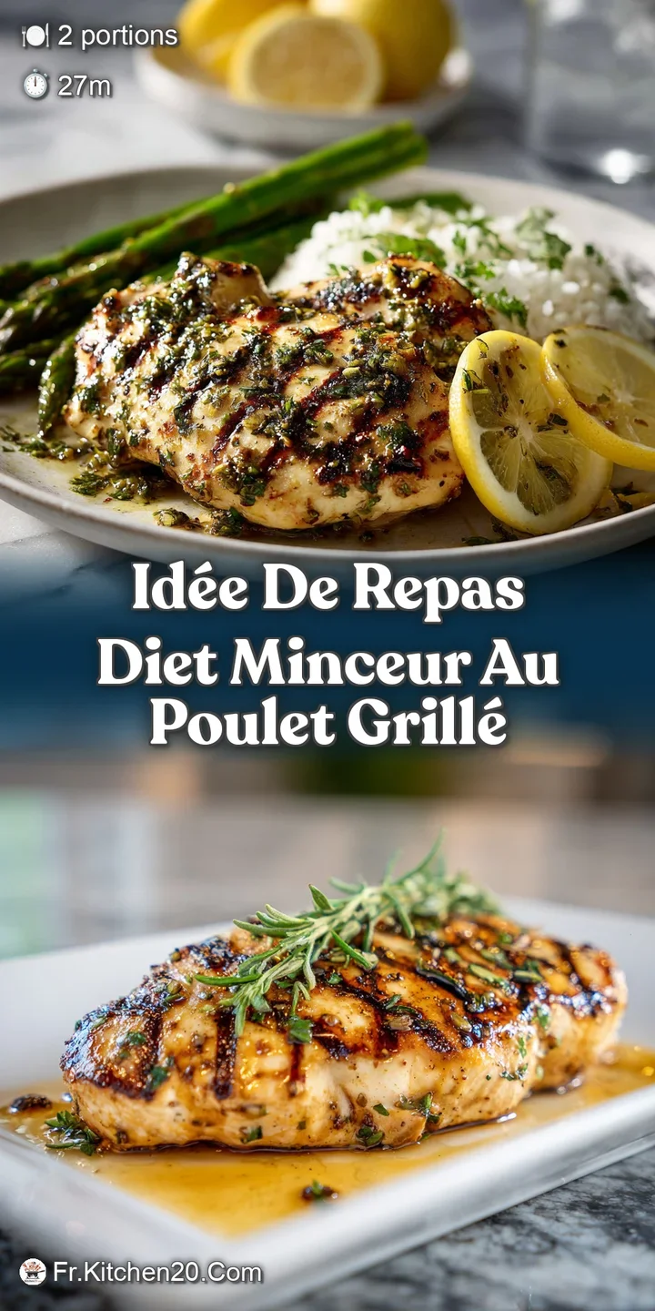 Close-up of juicy grilled chicken, glistening with oil and herbs. Charred edges hint at smoky flavor. Fresh, healthy, and ...