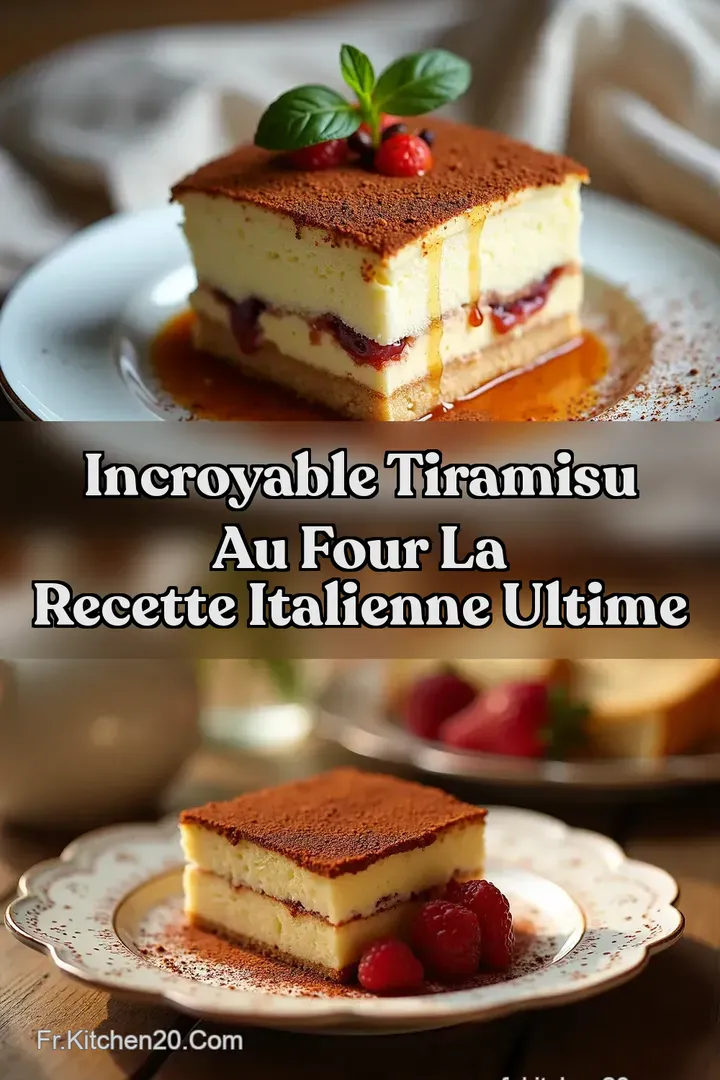 Incroyable Tiramisu au Four La Recette Italienne Ultime
