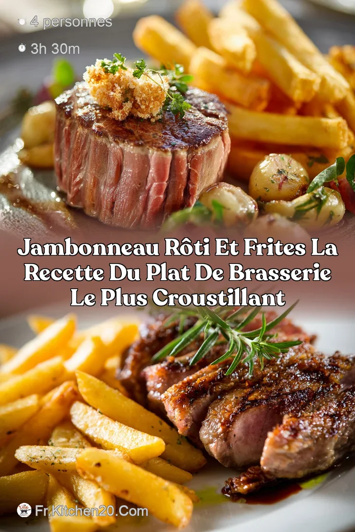 Jambonneau R&ocirc;ti et frites La recette du Plat de Brasserie le plus Croustillant