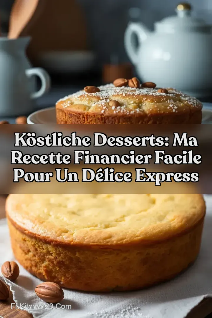 K&ouml;stliche Desserts: Ma Recette Financier Facile Pour Un D&eacute;lice Express