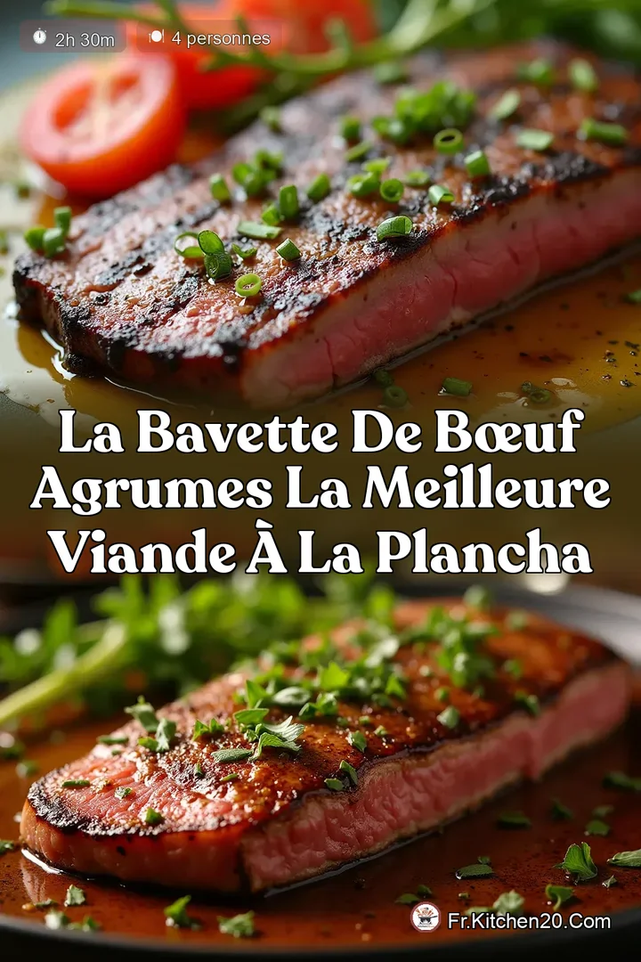 La Bavette de B&oelig;uf Agrumes La Meilleure Viande &agrave; la Plancha