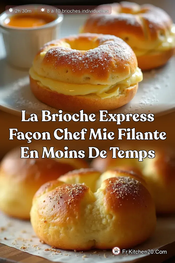 La Brioche Express Fa&ccedil;on Chef Mie Filante en Moins de Temps