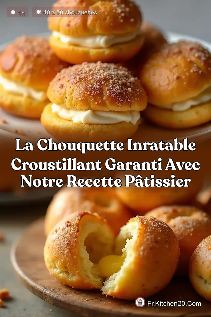 La Chouquette Inratable Croustillant Garanti avec Notre Recette P&acirc;tissier