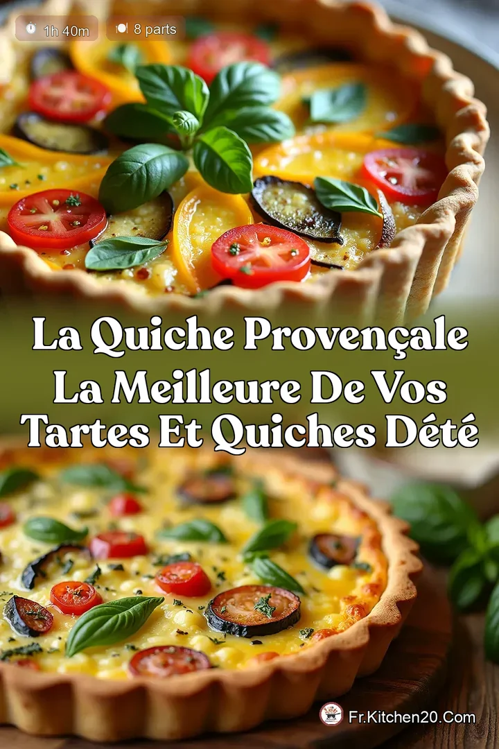 La Quiche Proven&ccedil;ale La Meilleure de vos Tartes et Quiches d&Eacute;t&eacute;