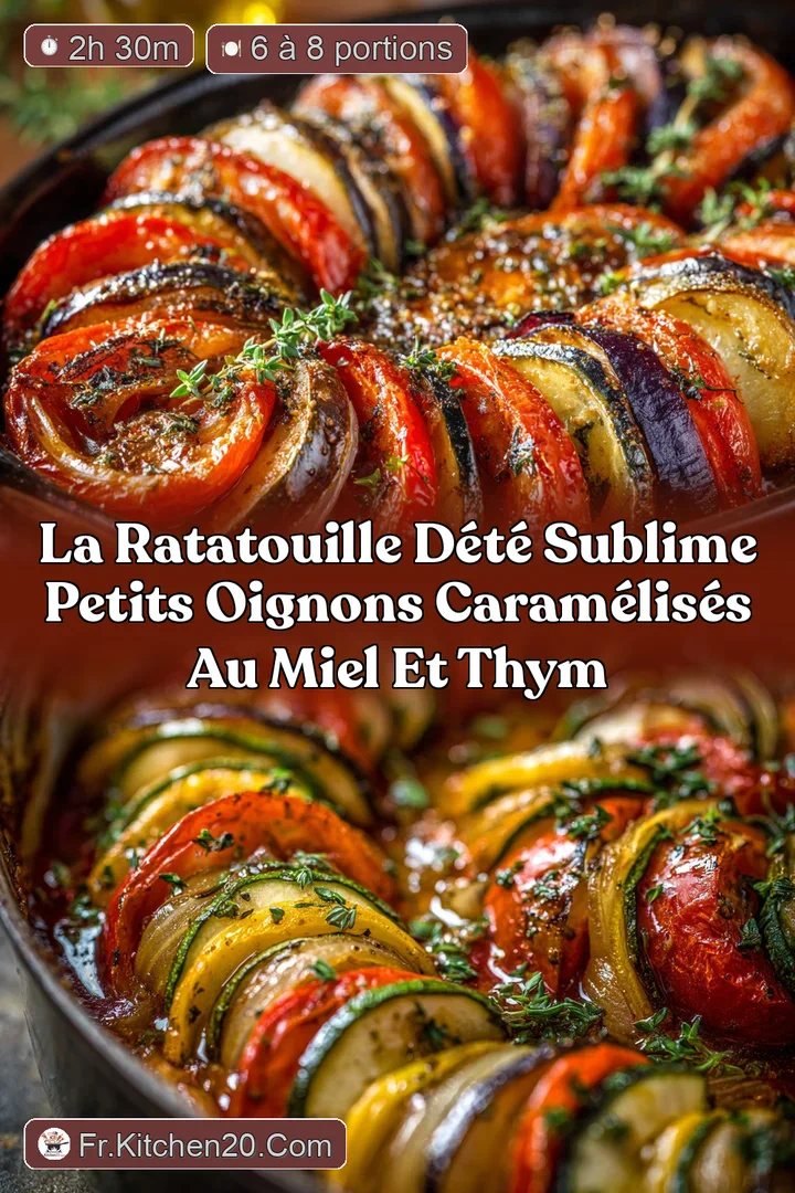 La Ratatouille D&Eacute;t&eacute; Sublime Petits Oignons Caram&eacute;lis&eacute;s au Miel et Thym