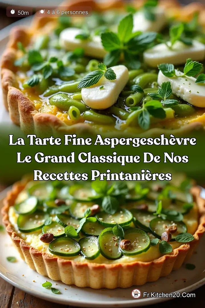 La Tarte Fine AspergesCh&egrave;vre le Grand Classique de nos Recettes Printani&egrave;res