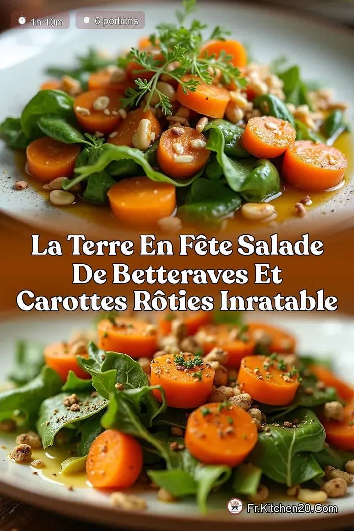 La Terre en F&ecirc;te Salade de Betteraves et Carottes R&ocirc;ties Inratable
