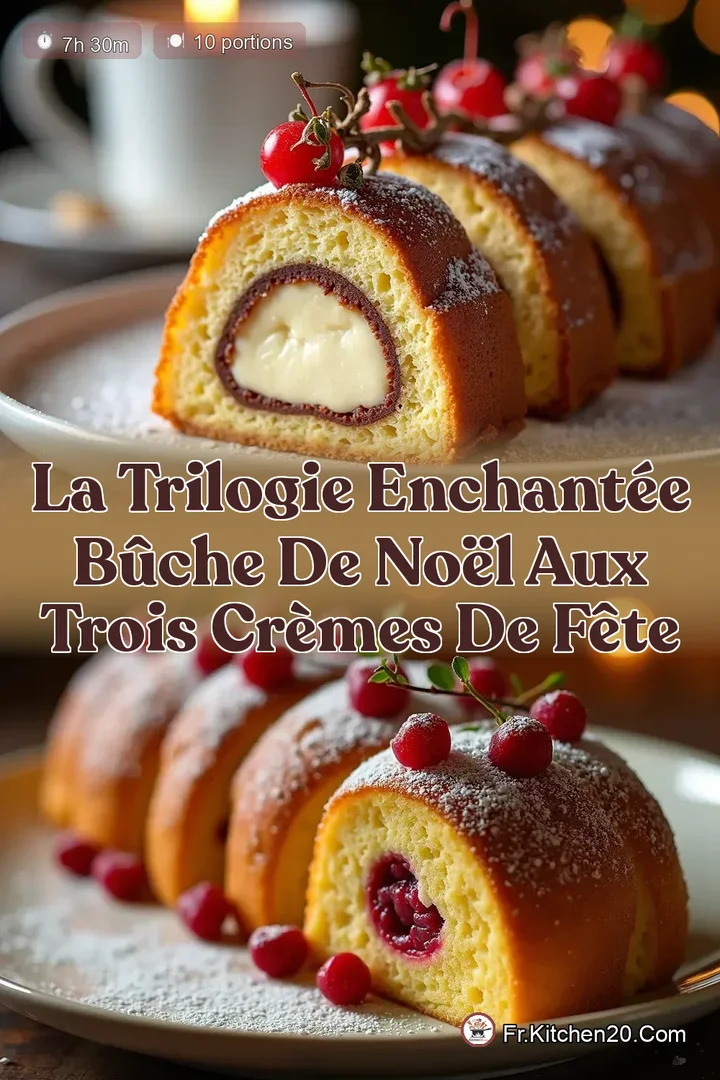 La Trilogie Enchant&eacute;e B&ucirc;che de No&euml;l aux Trois Cr&egrave;mes de F&ecirc;te