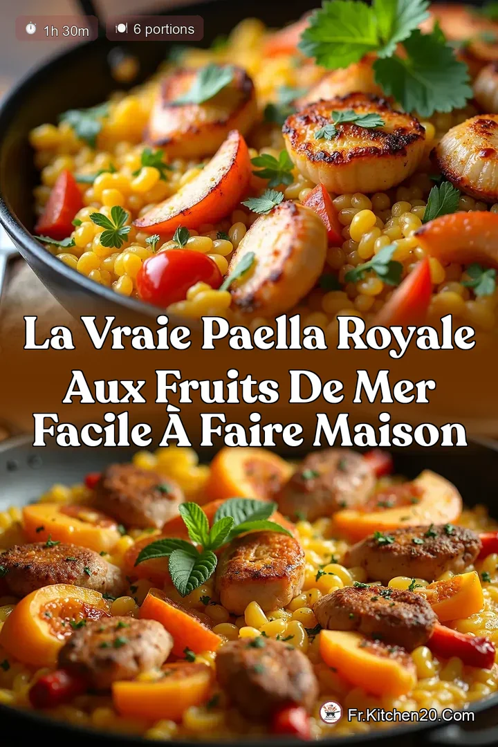 La Vraie Paella Royale aux Fruits de Mer Facile &agrave; Faire Maison