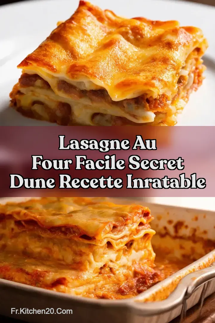 Lasagne au Four Facile Secret dune Recette Inratable
