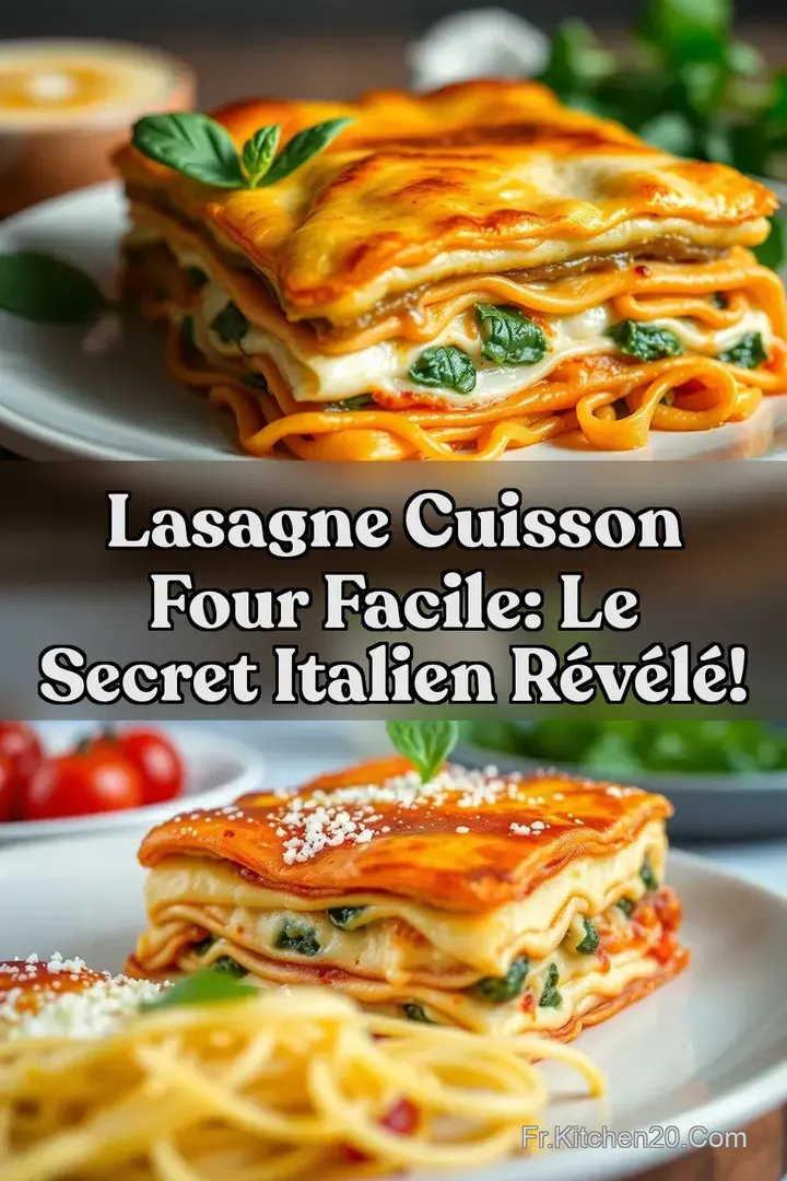 Lasagne Cuisson Four Facile: Le Secret Italien R&eacute;v&eacute;l&eacute;!
