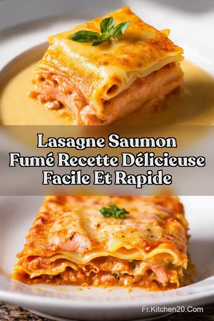 Lasagne Saumon Fum&eacute; Recette D&eacute;licieuse Facile et Rapide
