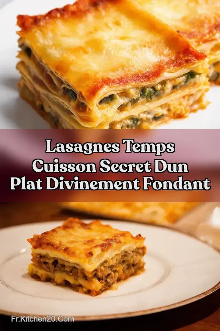 Lasagnes Temps Cuisson Secret dun Plat Divinement Fondant