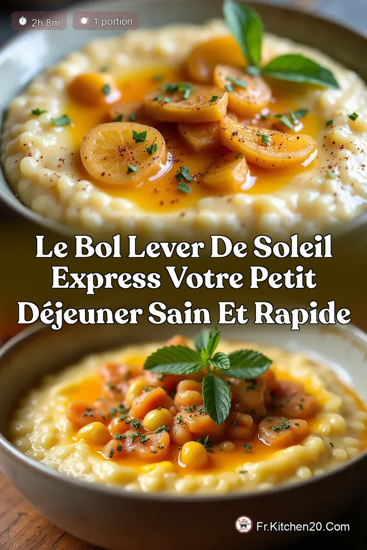 Le Bol Lever de Soleil Express Votre Petit D&eacute;jeuner Sain et Rapide