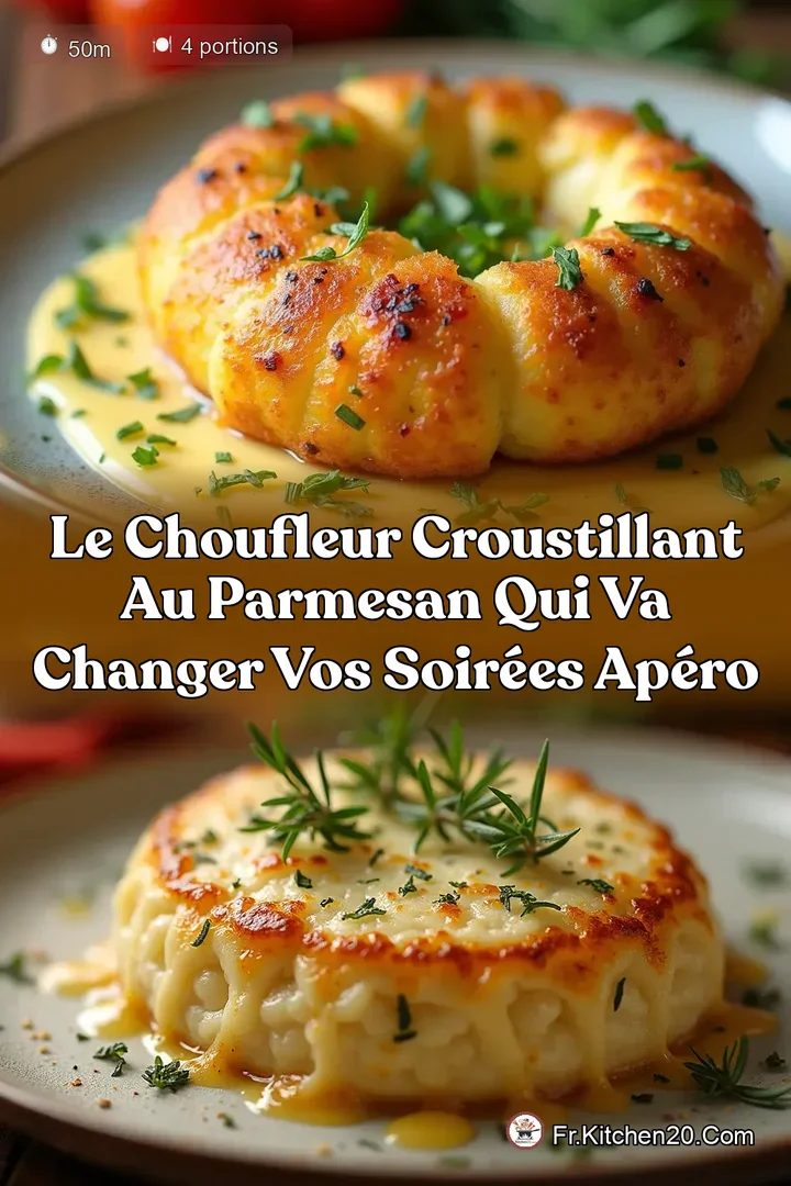 Le ChouFleur Croustillant au Parmesan qui Va Changer Vos Soir&eacute;es Ap&eacute;ro