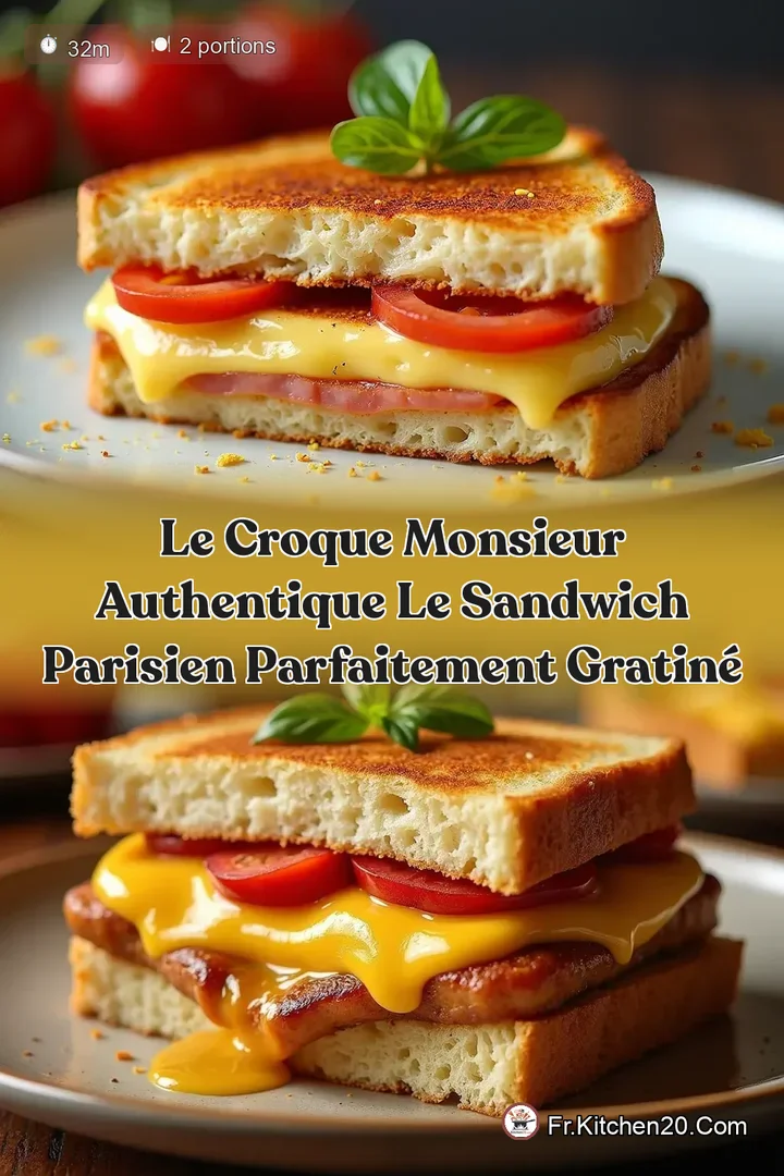 Le Croque Monsieur Authentique Le Sandwich Parisien Parfaitement Gratin&eacute;
