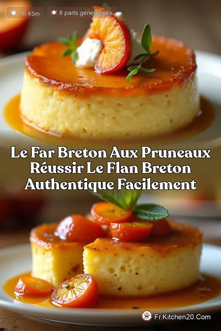 Le Far Breton aux Pruneaux R&eacute;ussir le Flan Breton Authentique Facilement