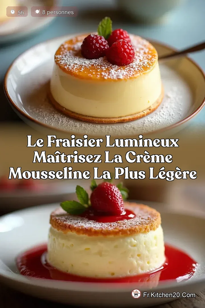 Le Fraisier Lumineux Ma&icirc;trisez la Cr&egrave;me Mousseline la Plus L&eacute;g&egrave;re