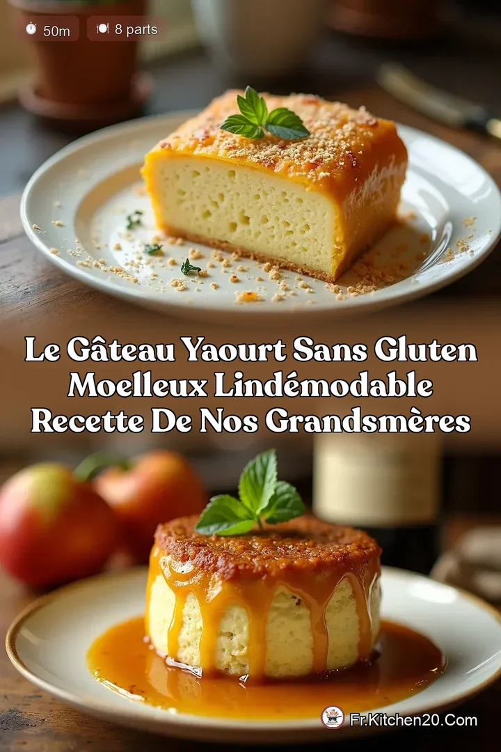 Le G&acirc;teau Yaourt Sans Gluten Moelleux LInd&eacute;modable Recette de nos GrandsM&egrave;res
