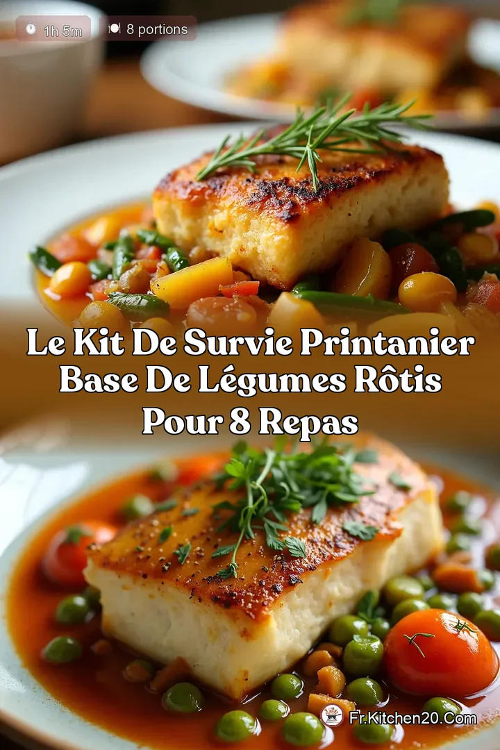 Le Kit de Survie Printanier Base de L&eacute;gumes R&ocirc;tis pour 8 Repas