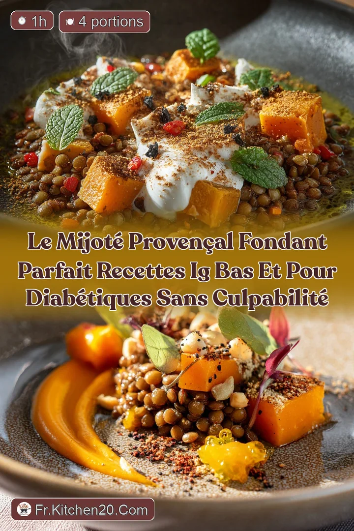 Le Mijot&eacute; Proven&ccedil;al fondant parfait Recettes IG bas et pour diab&eacute;tiques sans culpabilit&eacute;