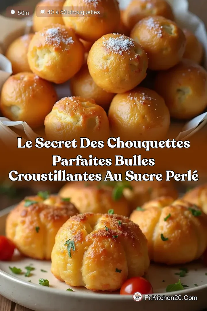 Le Secret des Chouquettes Parfaites Bulles Croustillantes au Sucre Perl&eacute;