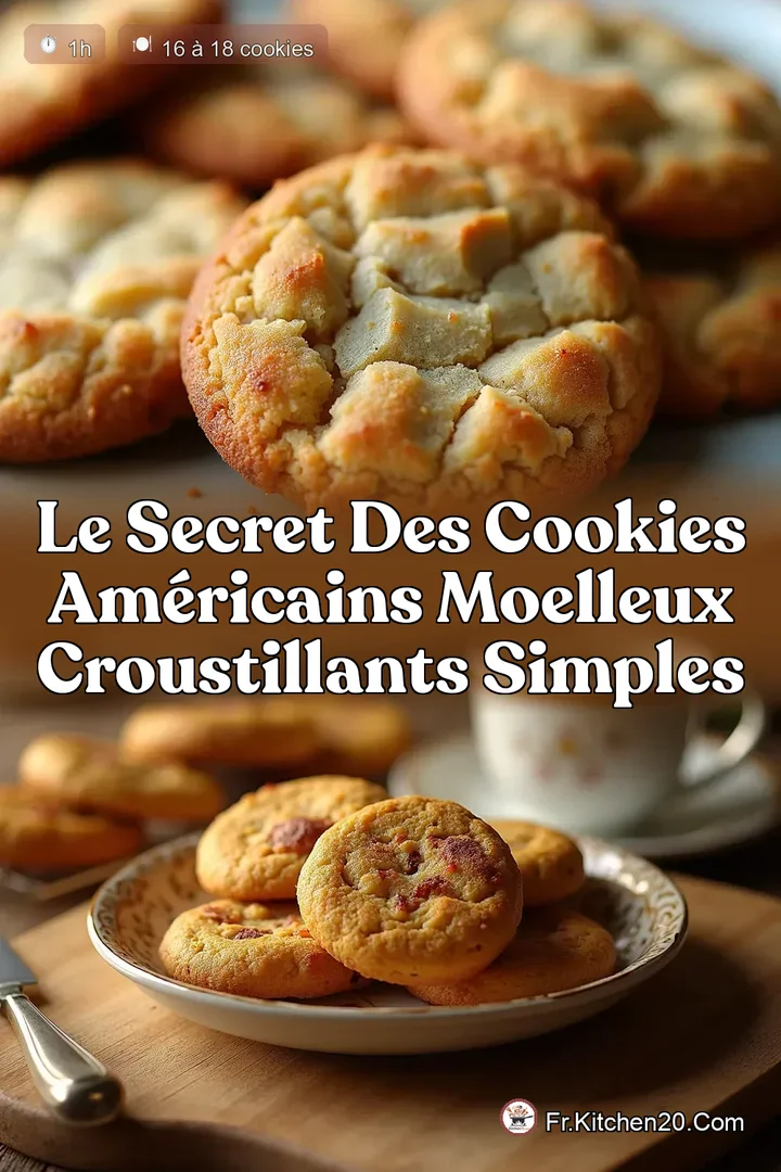Le Secret des Cookies Am&eacute;ricains Moelleux Croustillants Simples