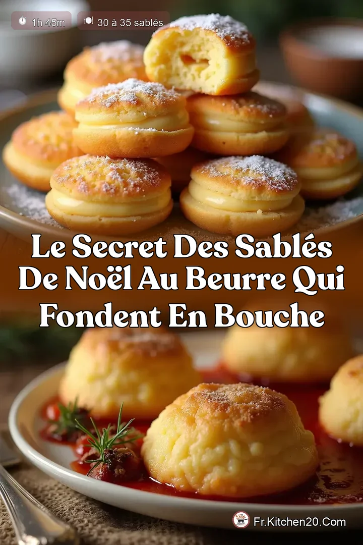 Le Secret des Sabl&eacute;s de No&euml;l au Beurre qui Fondent en Bouche