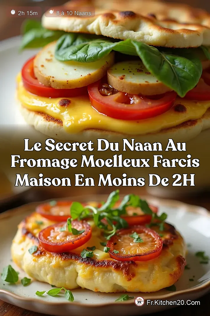 Le Secret du Naan au Fromage Moelleux Farcis Maison en Moins de 2h