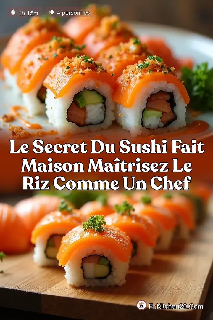 Le Secret du Sushi Fait Maison Ma&icirc;trisez le Riz comme un Chef