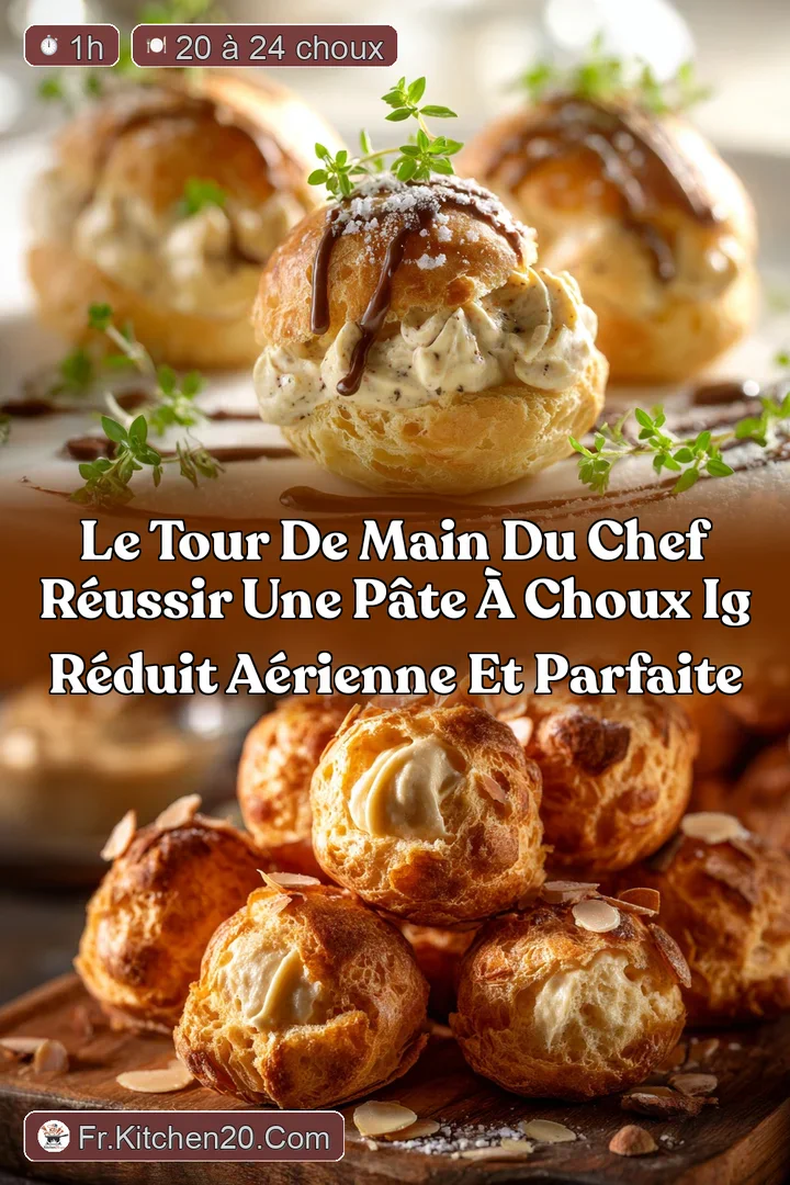 Le Tour de Main du Chef R&eacute;ussir une P&acirc;te &agrave; Choux IG R&eacute;duit A&eacute;rienne et Parfaite
