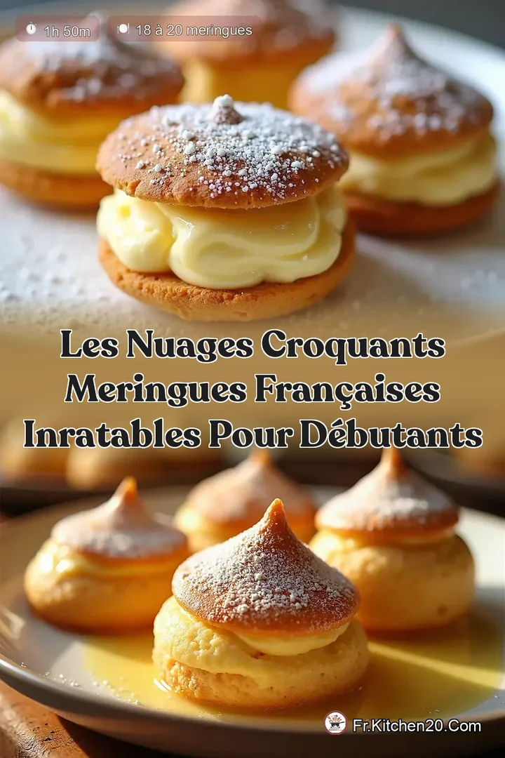 Les Nuages Croquants Meringues Fran&ccedil;aises Inratables pour D&eacute;butants