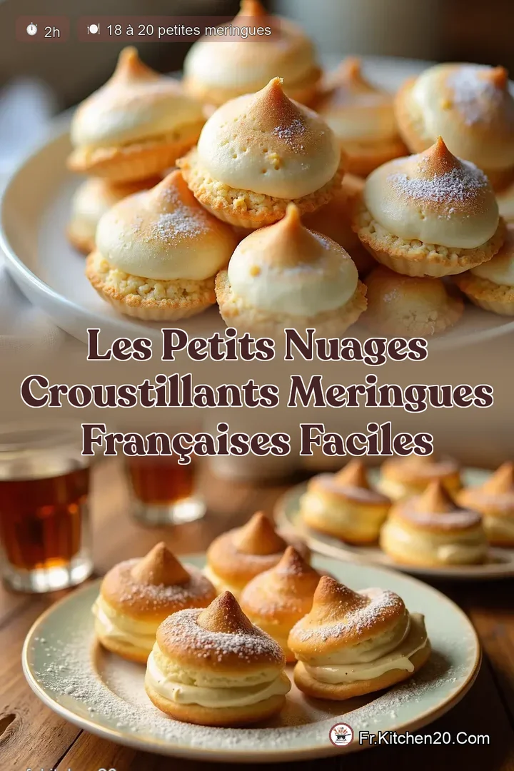Les Petits Nuages Croustillants Meringues Fran&ccedil;aises Faciles