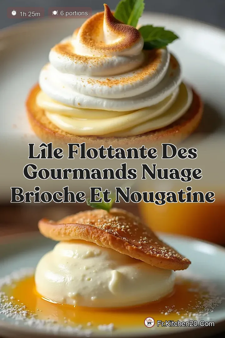 L&Icirc;le Flottante des Gourmands Nuage Brioche et Nougatine