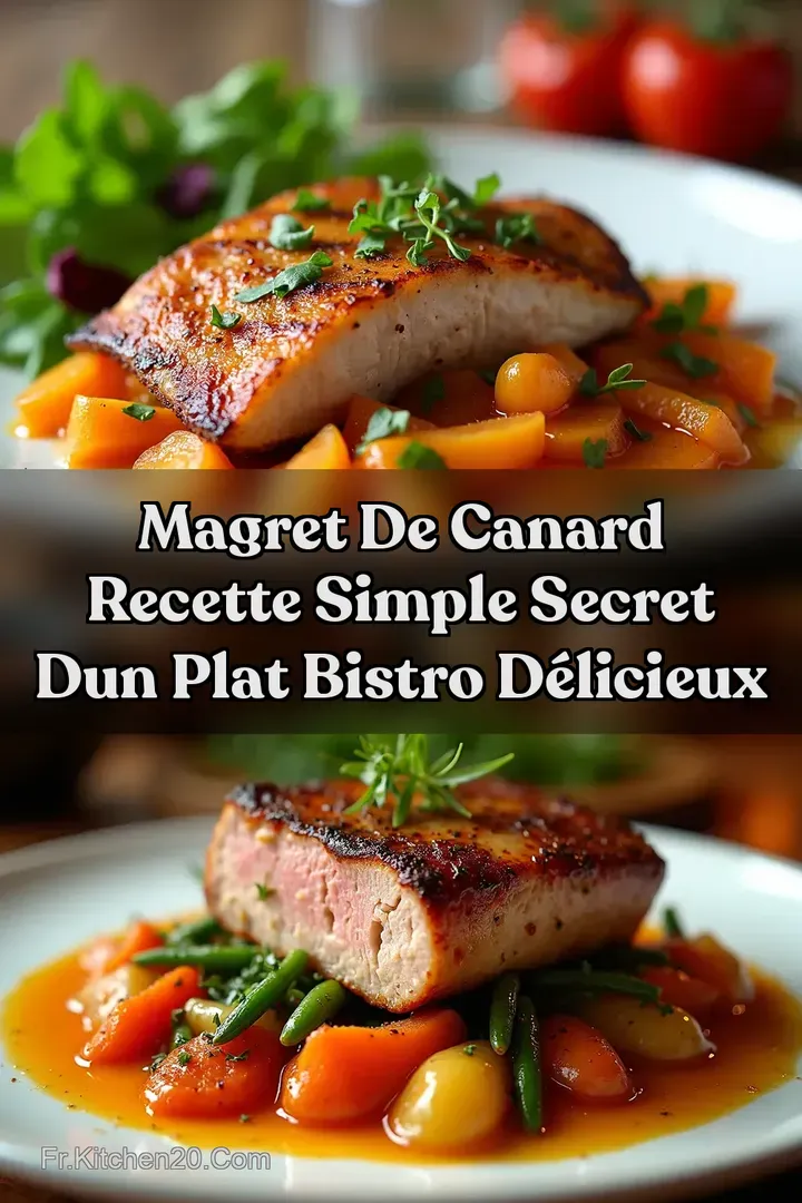 Magret de Canard Recette Simple Secret dun Plat Bistro D&eacute;licieux