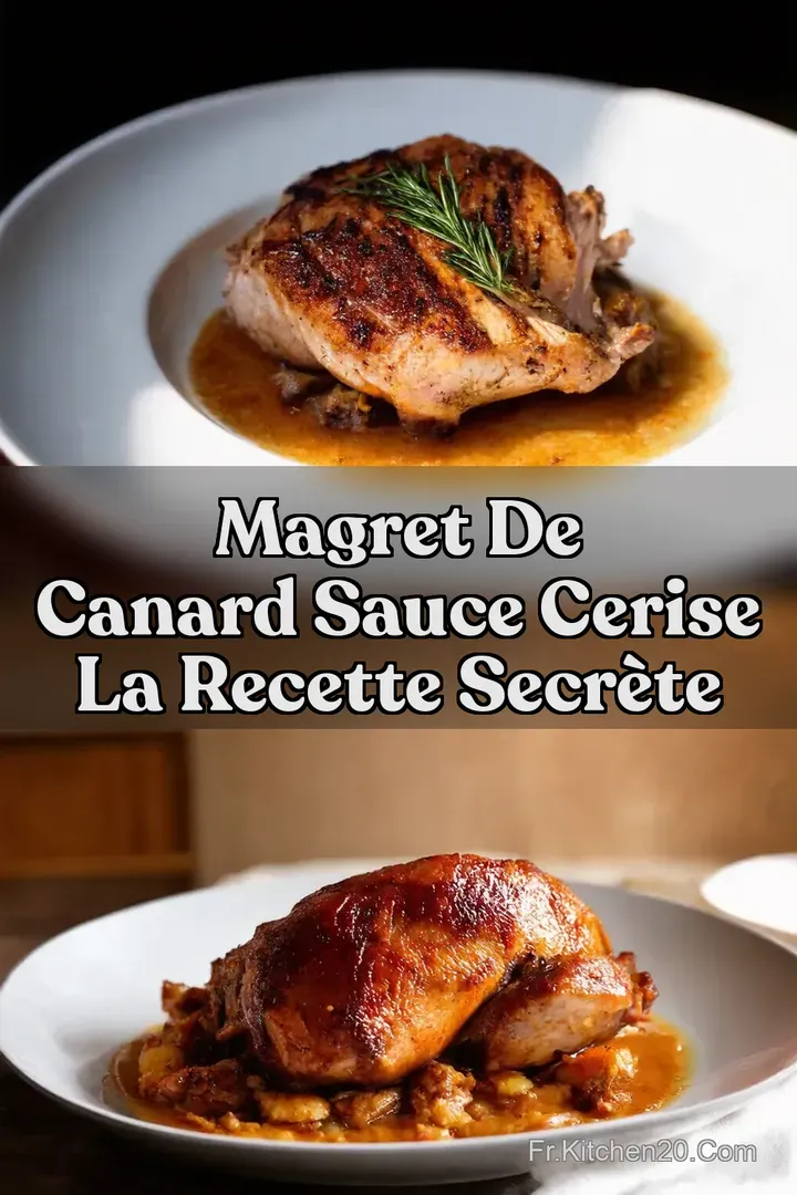 Magret de Canard Sauce Cerise La Recette Secr&egrave;te