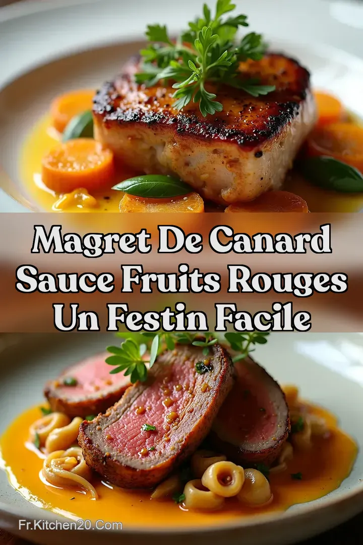 Magret de Canard Sauce Fruits Rouges Un Festin Facile