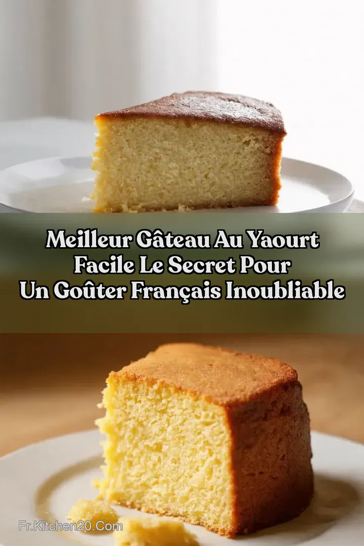 Meilleur G&acirc;teau au Yaourt Facile Le Secret pour un Go&ucirc;ter Fran&ccedil;ais Inoubliable