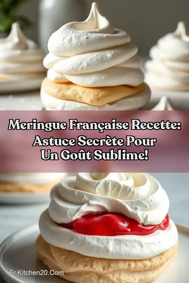 Meringue Fran&ccedil;aise Recette: Astuce Secr&egrave;te Pour un Go&ucirc;t Sublime!